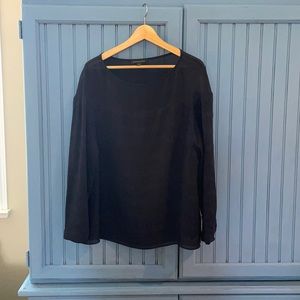 EUC! Banana Republic Navy Blouse
